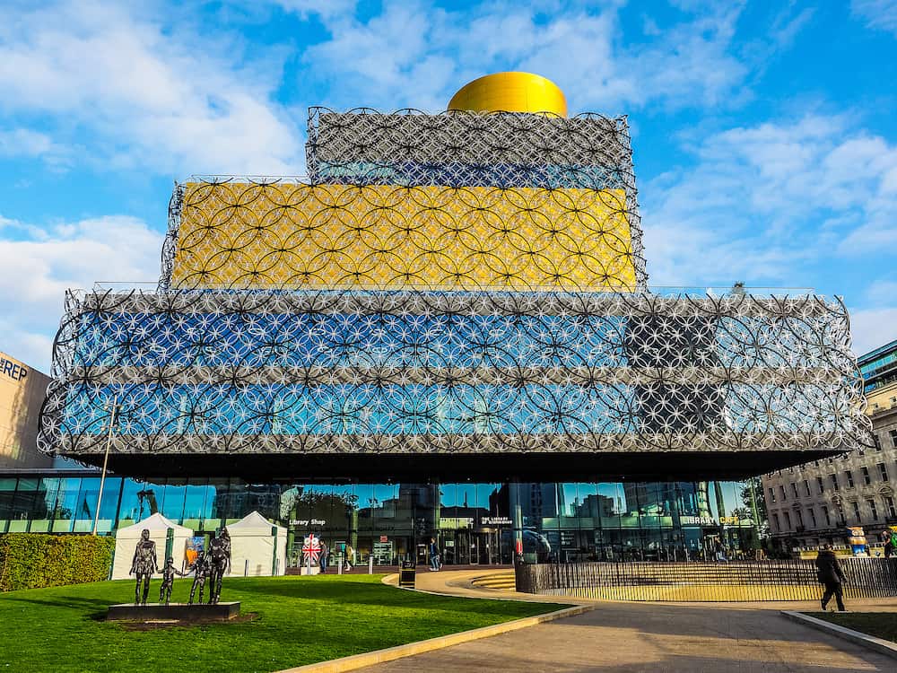 BIRMINGHAM UK - Library of Birmingham designed by Mecanoo architects is the new public library in Birmingham (HDR)