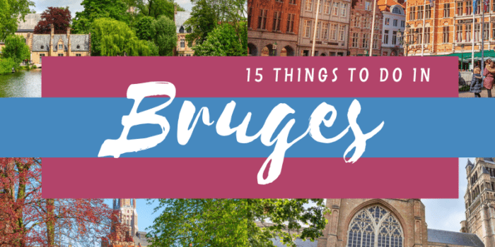 15 Things to do in Bruges