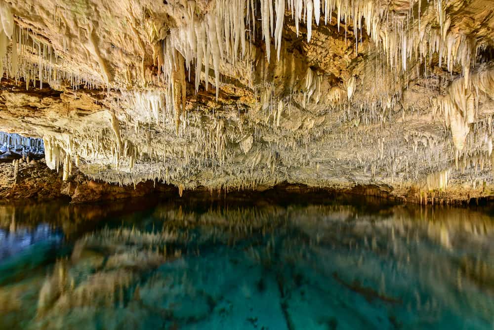 Fantasy Cave in Bermuda. Subterranean cavern located in Hamilton Parish close to Castle Harbour.