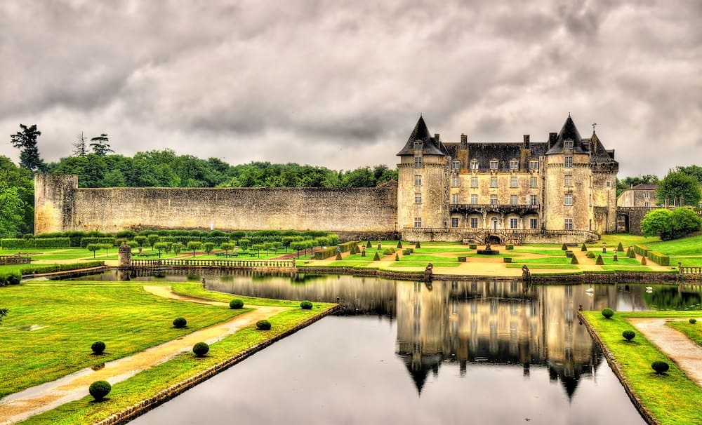 Chateau de la Roche Courbon in Charente-Maritime department of France