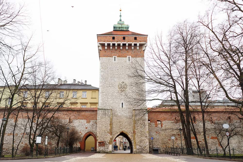 St. Florian's tower gate Krakow Poland Europe