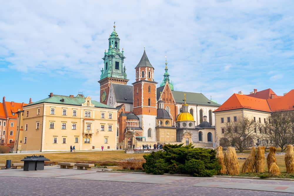 Wawel hill with cathedral and castle in Krakow. Travel