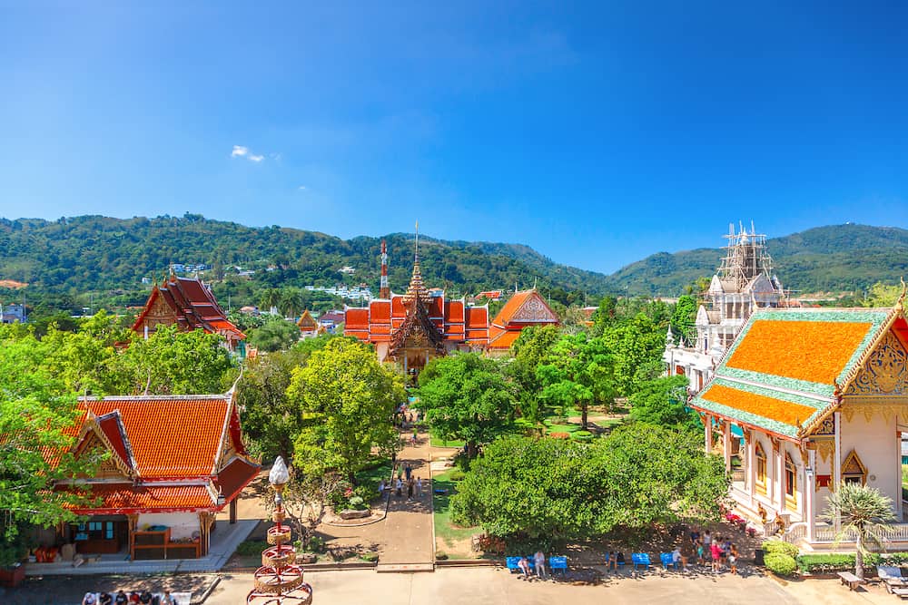Wat Chalong Temple in Phuket, Thailand