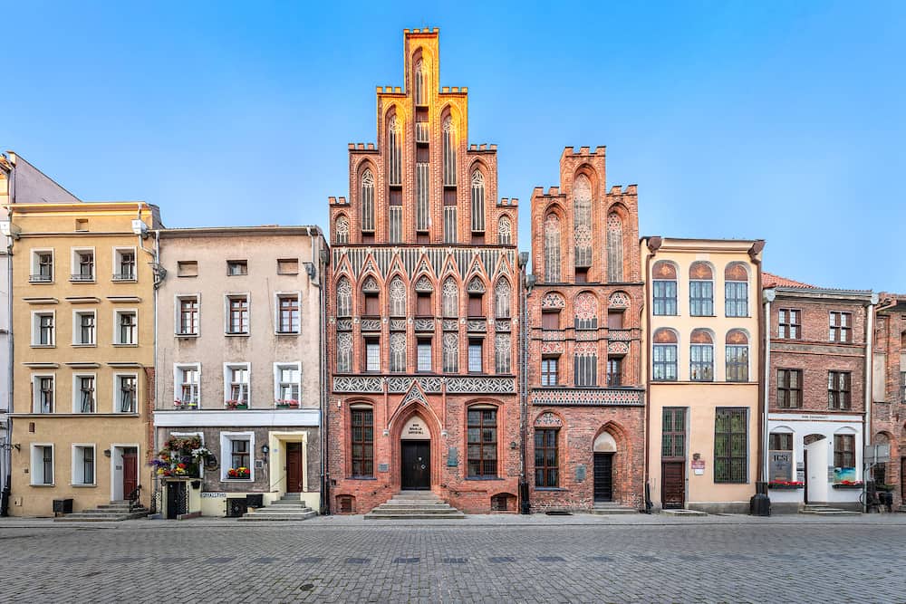 Torun, Poland - House of Kopernik - museum commemorate Nicolaus Copernicus