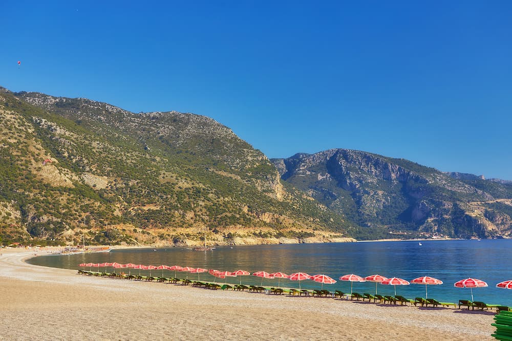 Situated on Turkey of south-west coast, with its pristine white beaches and amazingly blue waters, is one of the finest beaches in the world in Oludeniz, Fethiye.