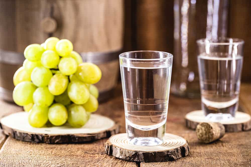 Grappa or Graspa is a brandy made from grapes. Tasty, elegant and famous for its very high alcohol content, origin of Italy