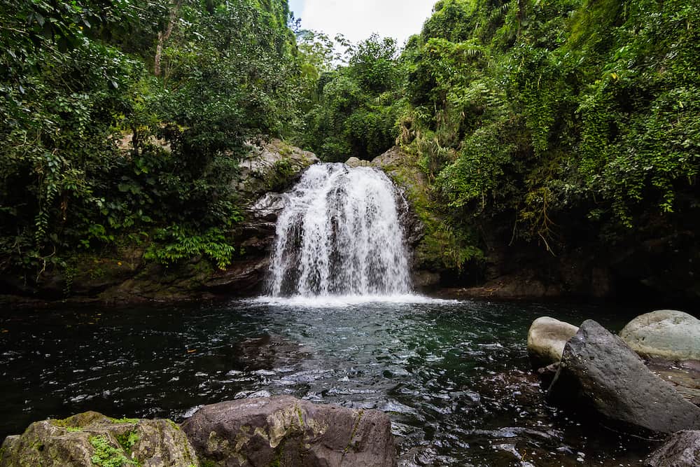 Waterfall in the Blue Mountains of Jamaica