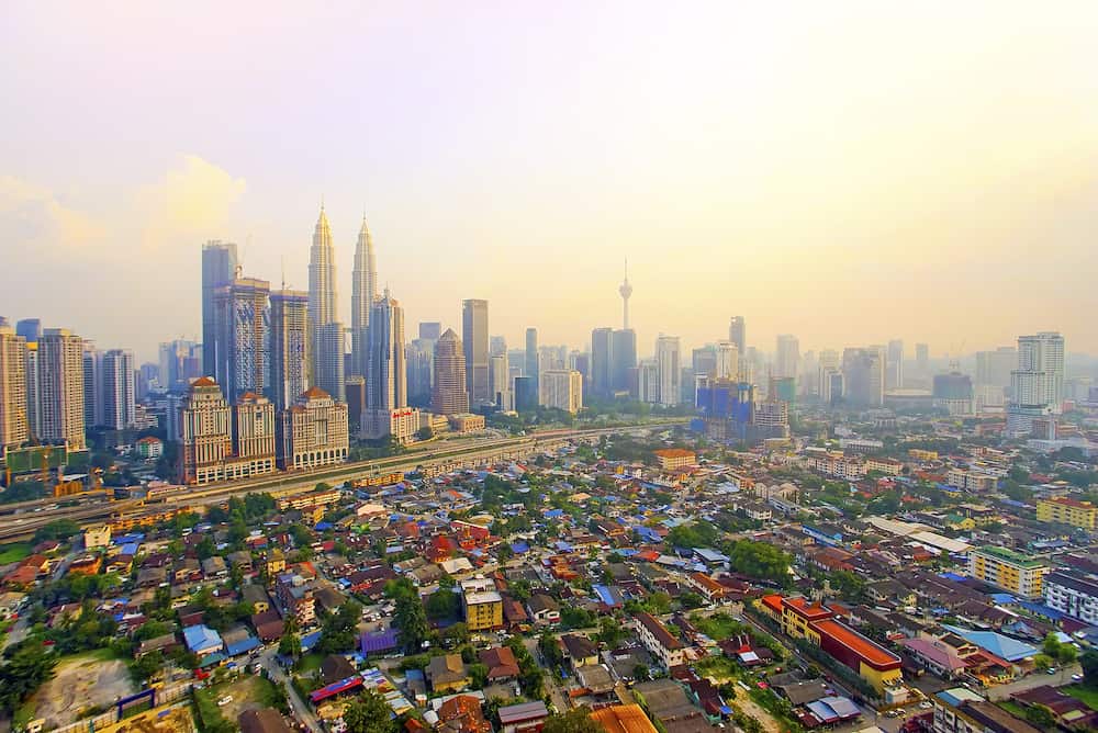 Kuala Lumpur city skyline building during sunrise