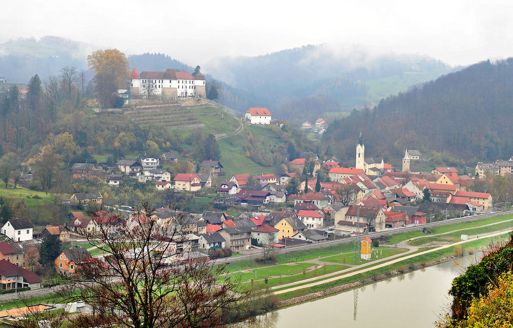 Castle in Sevnica, Slovenia, childhood town of Melania Trump
