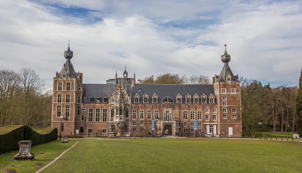 LEUVEN, BELGIUM -  Castle Arenberg now being used as the main building of the university  in Leuven