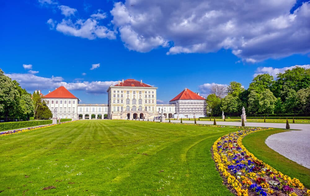 Munich, Germany - The Nymphenburg Palace, Schloss Nymphenburg, is a Baroque palace in Munich, Bavaria, southern Germany.