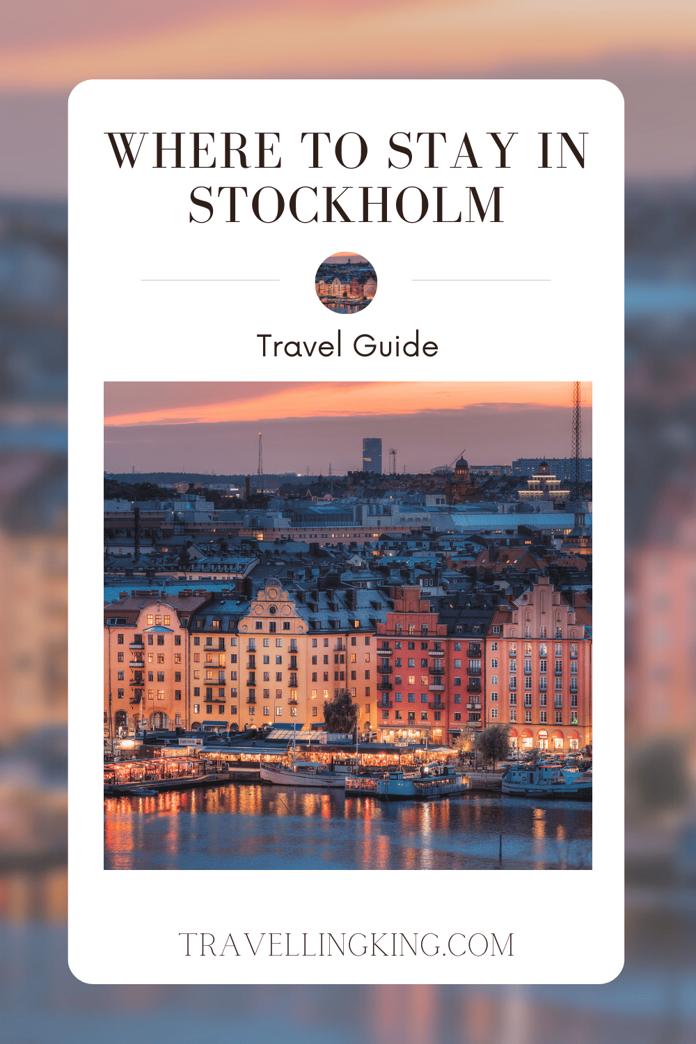 Where to stay in Stockholm