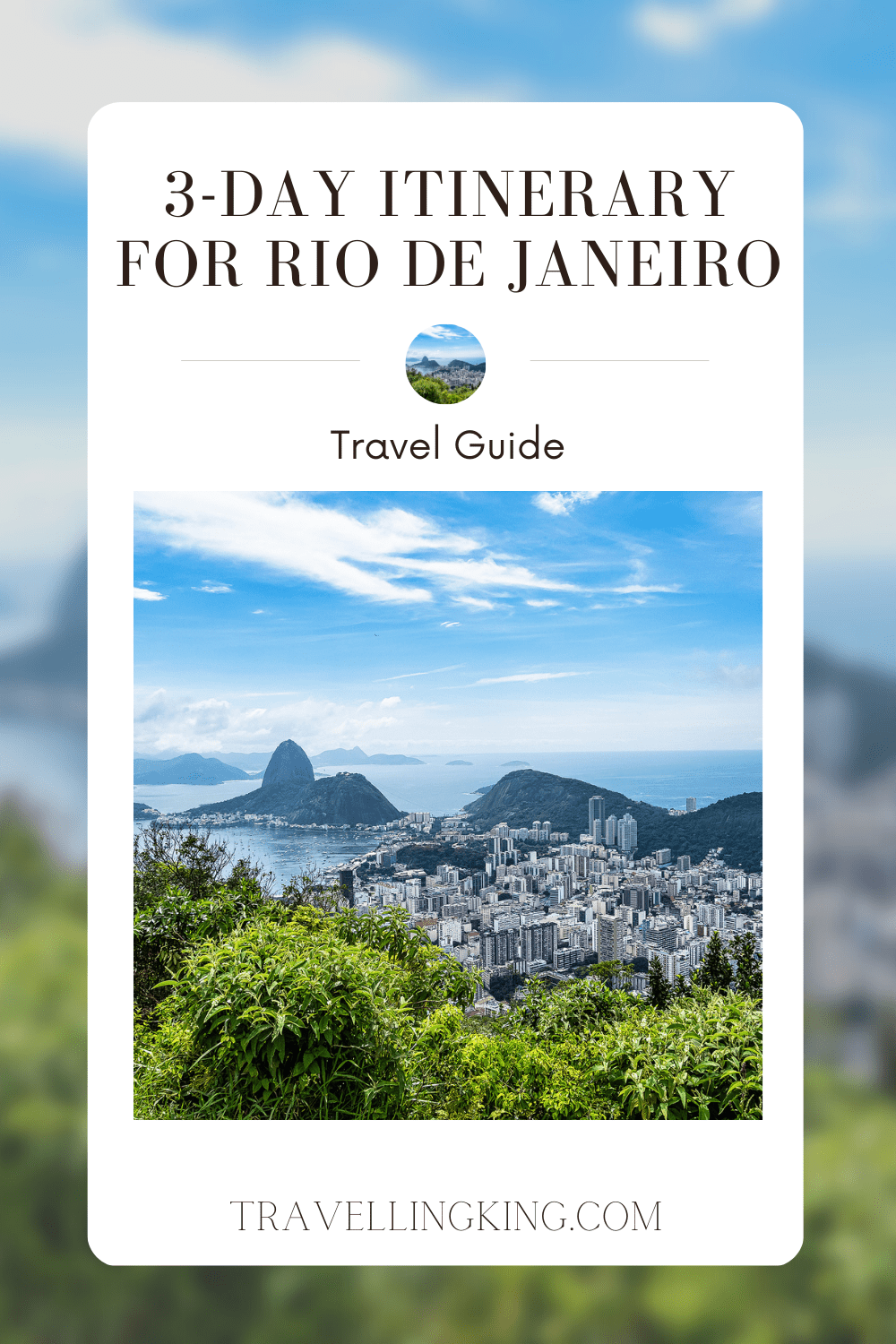 3-Day Itinerary for Rio de Janeiro 