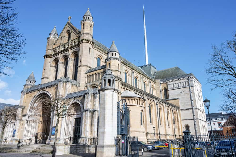 Belfast, UK- St Anne's Cathedral in Belfast Northern Ireland.