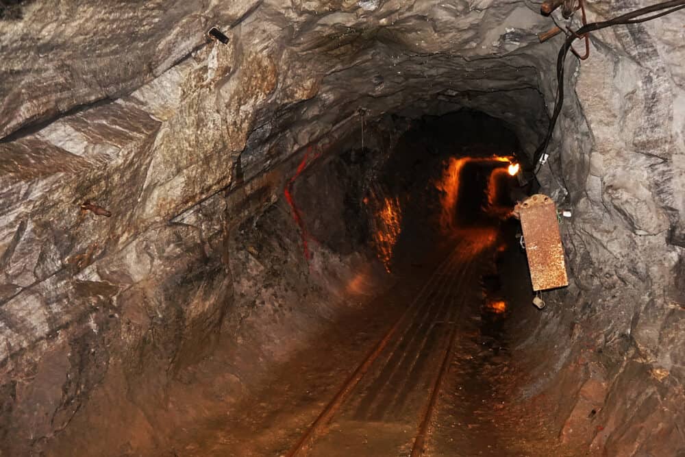 old graphite mine in the Cesky Krumlov