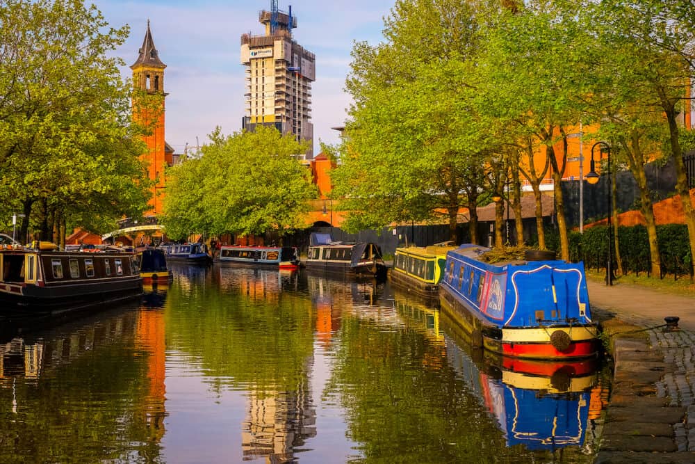 Castlefield is an inner city conservation which was the site of the Roman era fort of