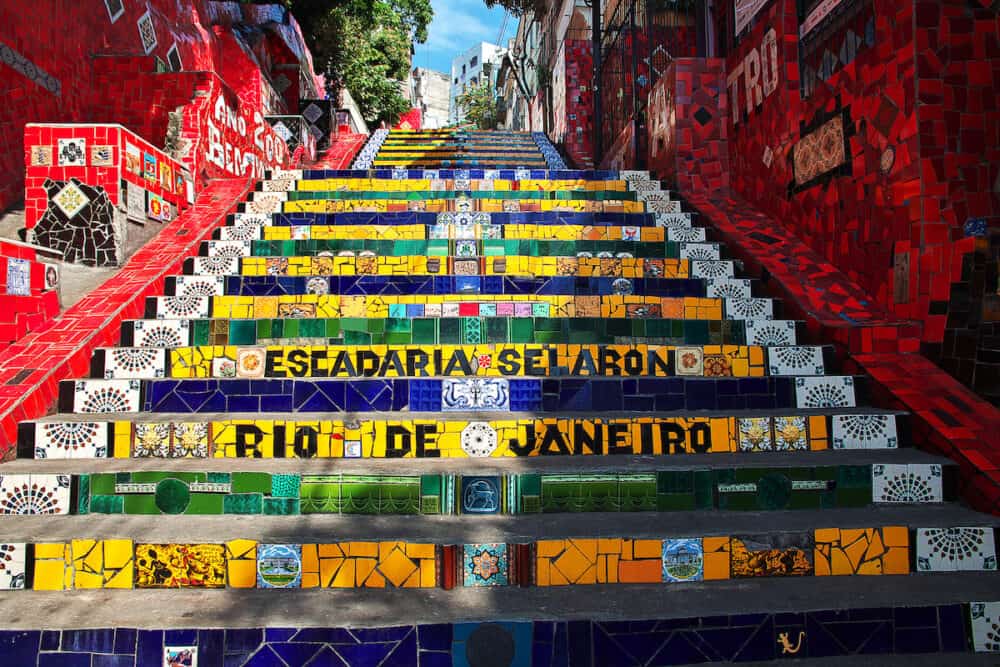 Rio de Janeiro, Brazil - Selaron Steps in Rio de Janeiro, Brazil