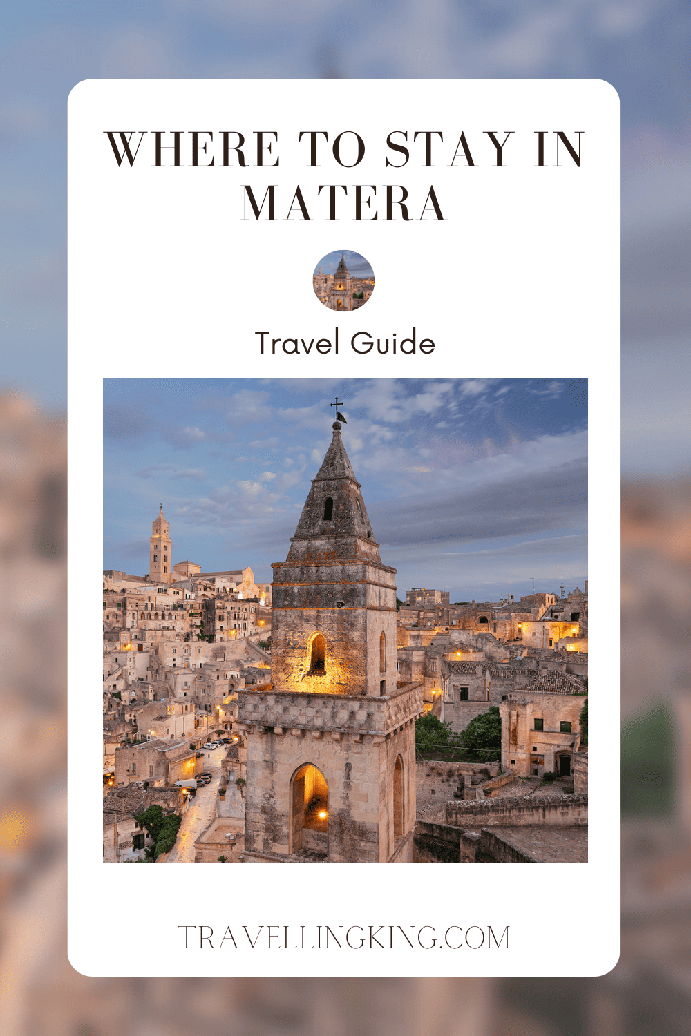Where to stay in Matera