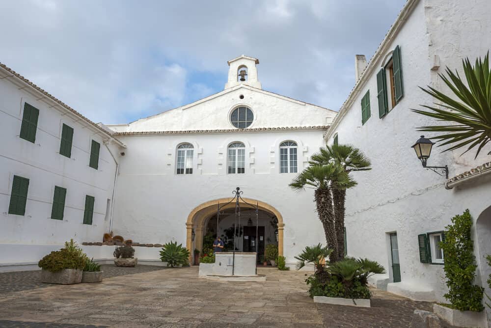 Virgen del Toro sanctuary. It is in the Mount of El Toro, municipality of Es Mercadal, Menorca, Spain, and was built from 1670 onwards on top of the old Gothic church