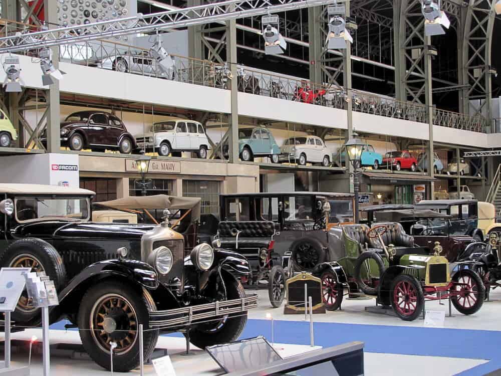 BRUSSELS BELGIUM - The old and classic vehicles shows at Autoworld Museum