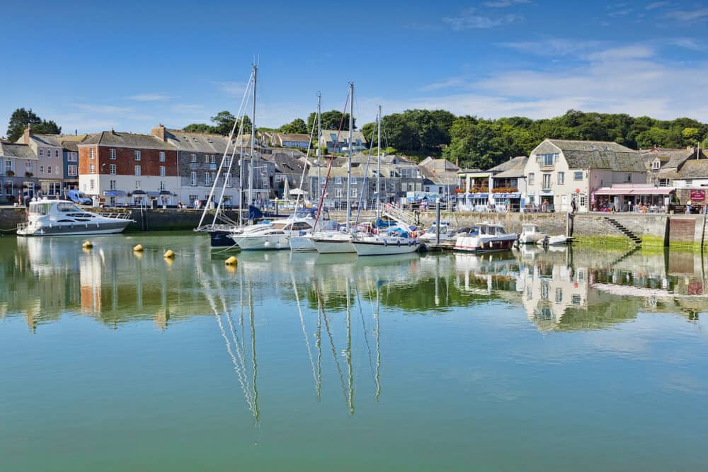 Padstow, Cornwall UK - The harbour and waterfront