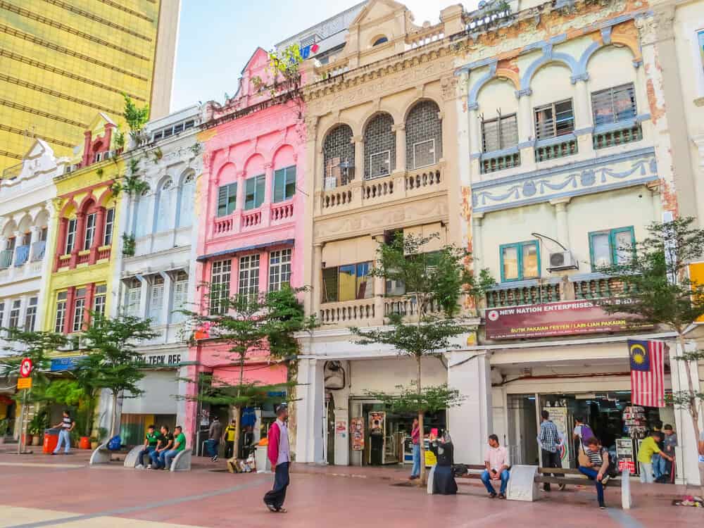 KUALA LUMPUR, MALAYSIA - Colonial district of Kuala Lumpur, Malaysia
