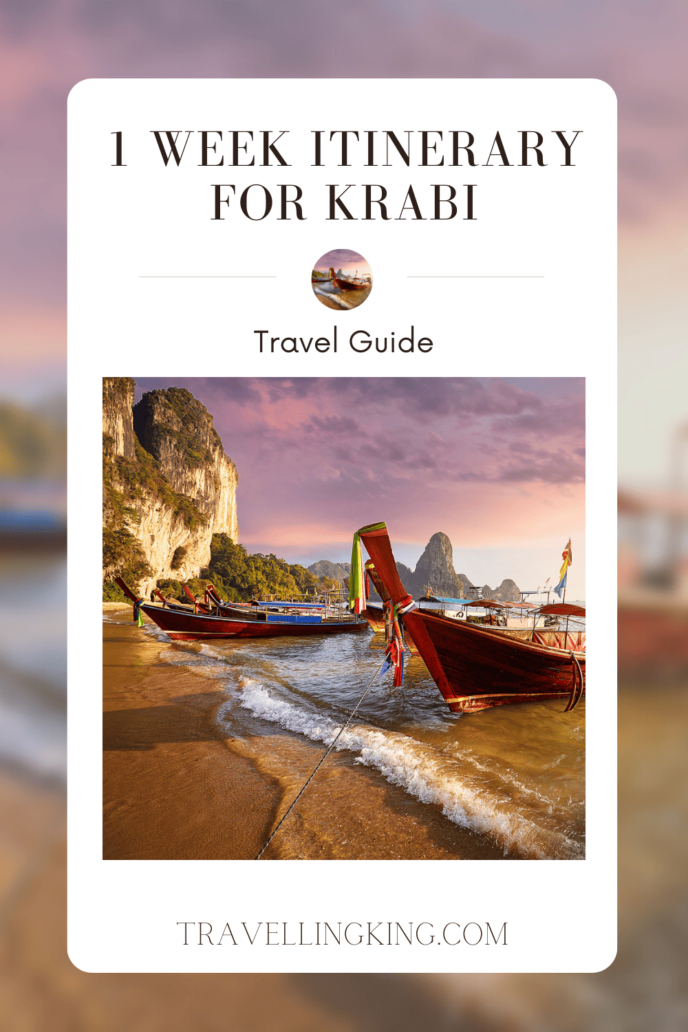 1 week Itinerary for Krabi