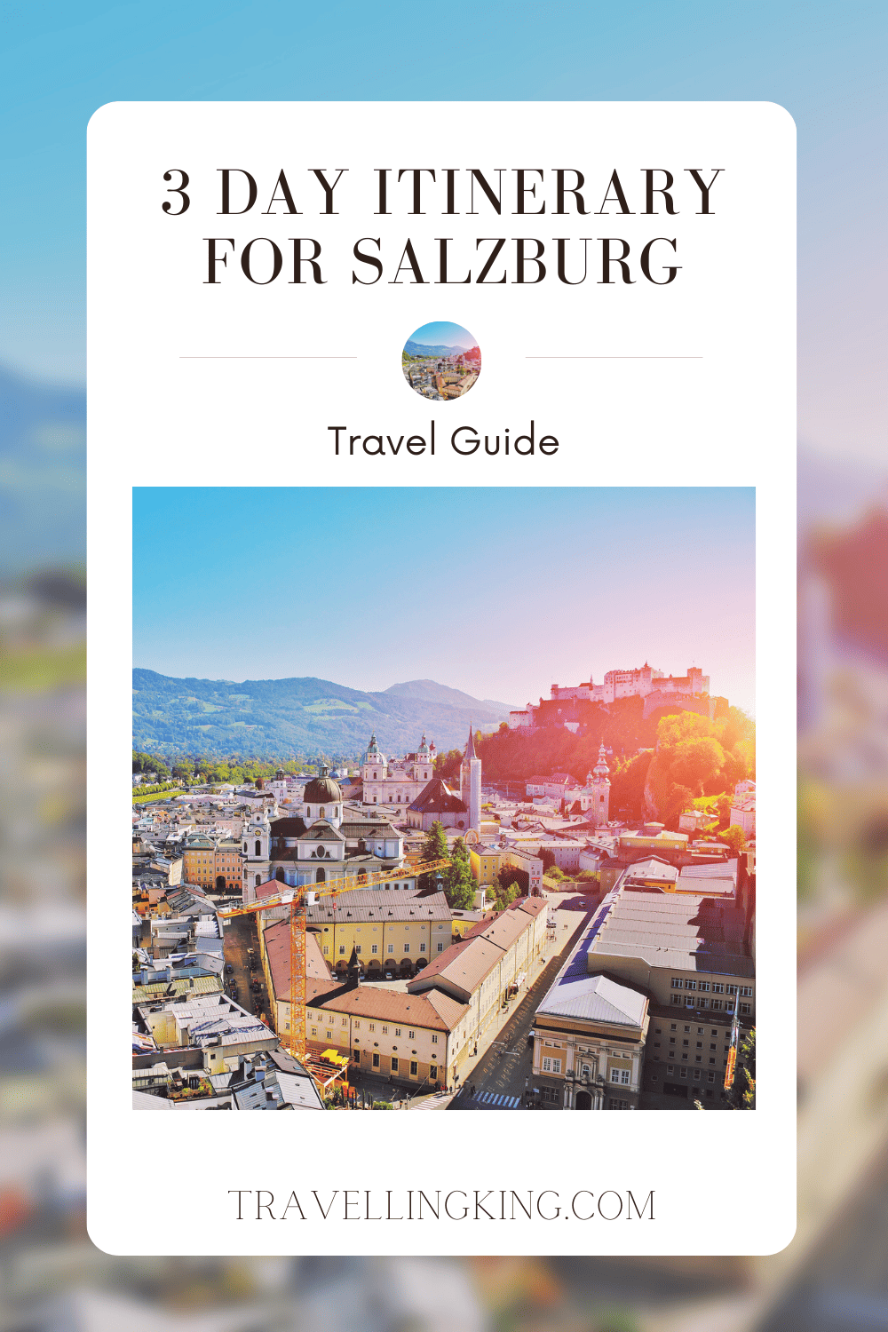 3 Day Itinerary for Salzburg