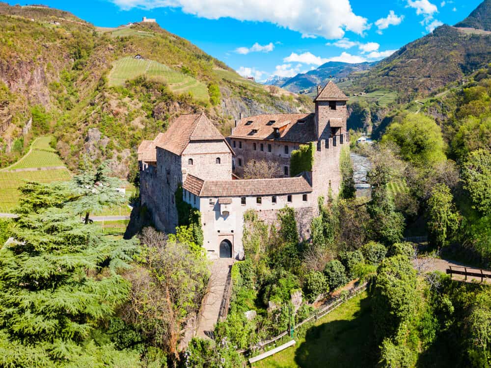 Runkelstein Castle or Castel Roncolo is a medieval fort on a rocky spur in Bolzano city in South Tyrol, Italy
