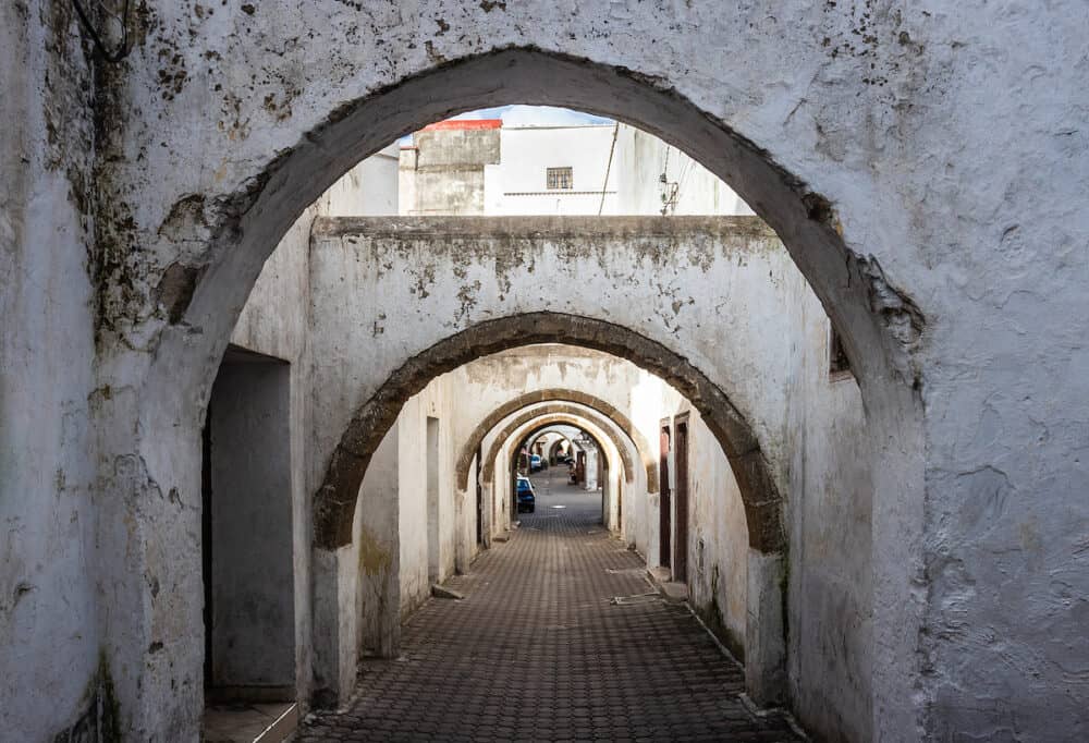 Habous or Hubous one of the older neighborhoods of Casablanca Morocco