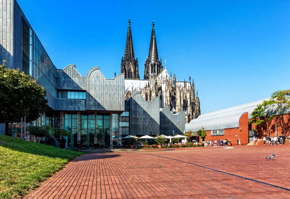 The Heinrich-Boell-Square in Cologne, North Rhine-Westphalia, Germany