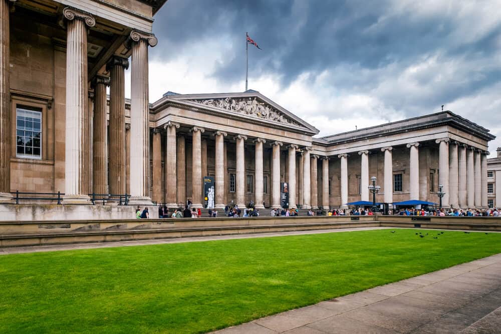 LONDON,UK -  The British Museum in London