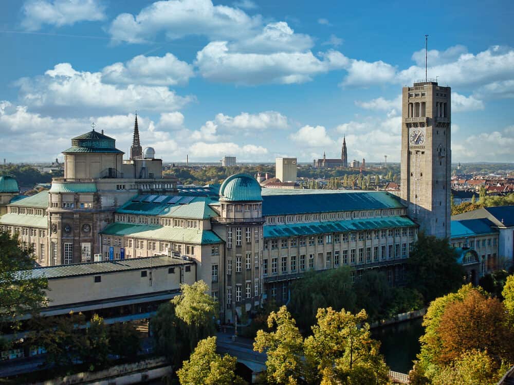 Munich, Germany - German Museum or Deutsches Museum in Munich, Germany, the world's largest museum of science and technology, Munich in Germany