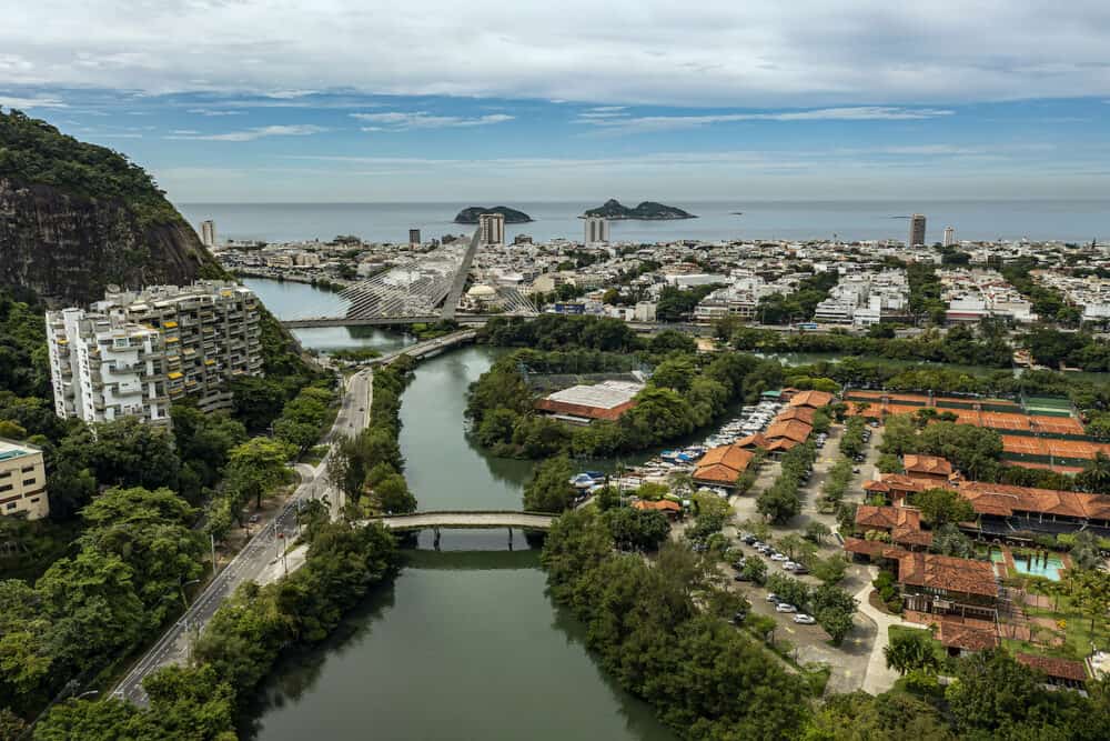 Rio de Janeiro, Brazil. Barra da Tijuca district, Gigola Island.