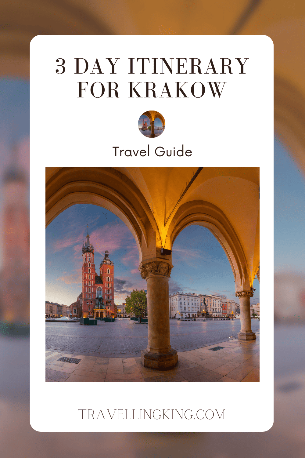 3 Days itinerary for Krakow