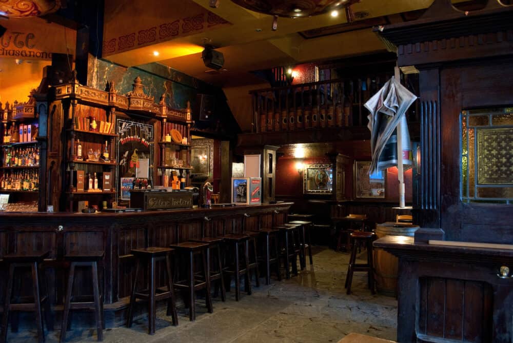 Antwerp - Inside an Irish Pub on Groenplaats