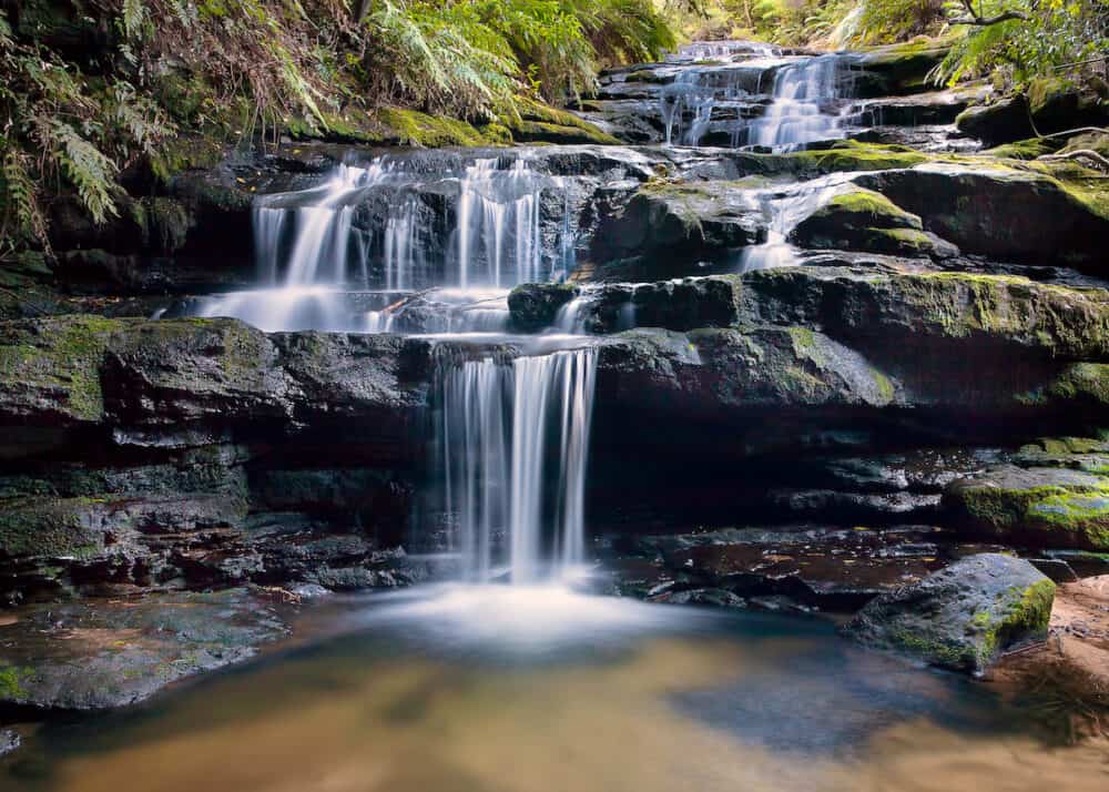 Leura cascades (a waterfall) in NSW Australia