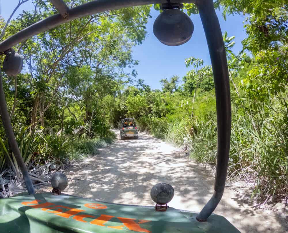 Cancun, Mexico - Xplor park amphibious vehicles. Xplor is an adventure park in Riviera Maya