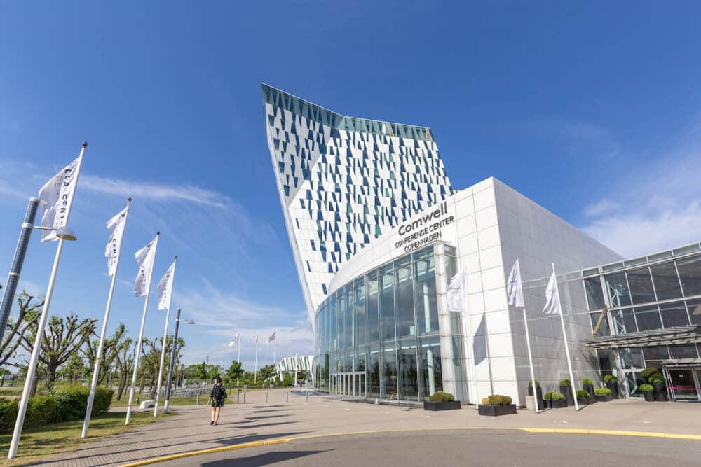 Copenhagen, Denmark -  AC Bella Sky Hotel, convention and congress center in Orestad district