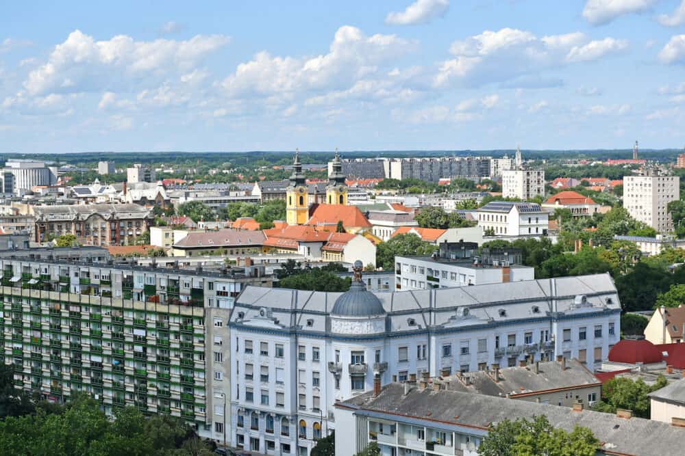 View of Debrecen city, Hungary outdoor day