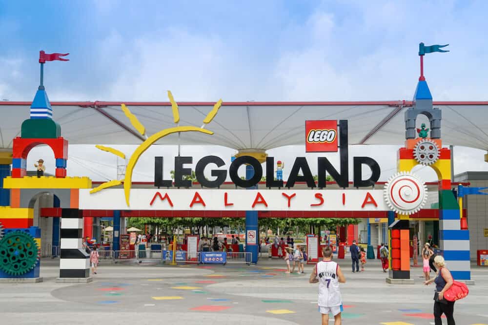 JOHOR BAHRU, MALAYSIA - Legoland Malaysia was the first international amusement park in Nusajaya and the first Legoland in Asia.
