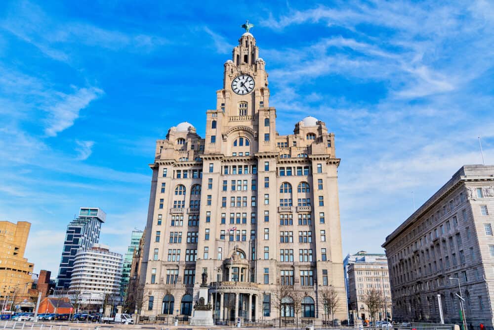 LIVERPOOL, UNITED KINGDOM - Royal Liver building in Liverpool