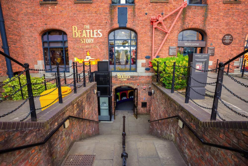 Liverpool, UK - The Beatles Story located on the historical Albert Dock, opened on 1 May 1990. The museum was also recognised as one of the best tourist attractions of the United Kingdom 