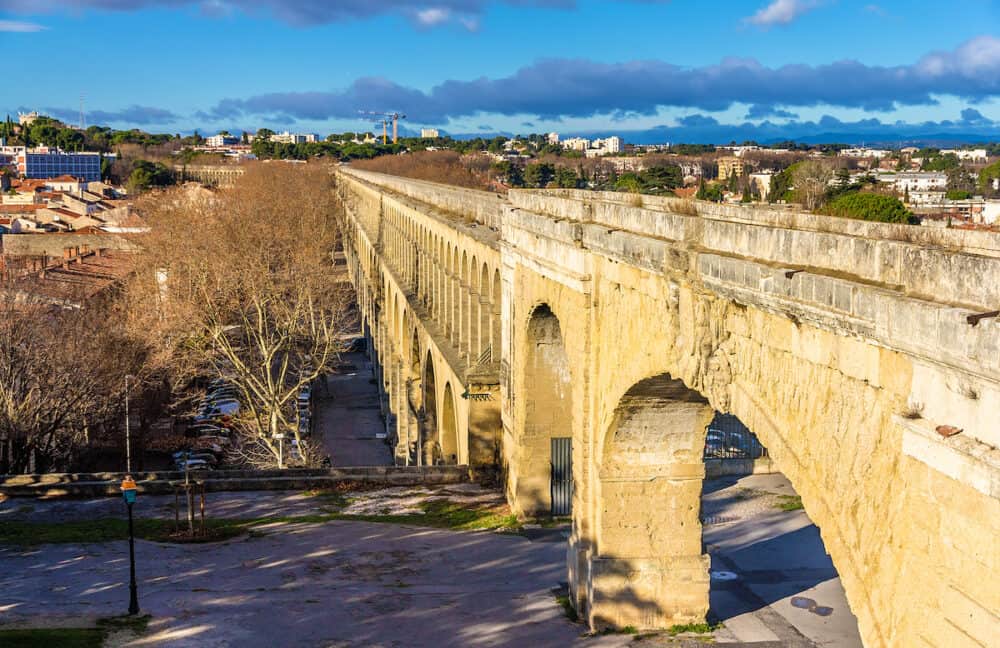 Saint Clement Aqueduct in Montpellier - France