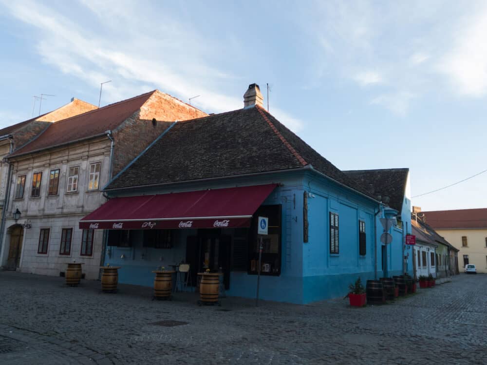 Osijek / Croatia - Reputable restaurant with traditional cuisine within the walls of Osijek Fortress.