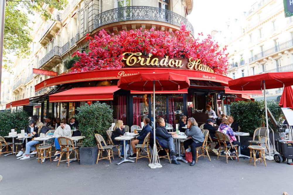 Paris, France-Ernest and Valentin handcraft bakery and pastry shop located near Le Marais quarter of Paris.