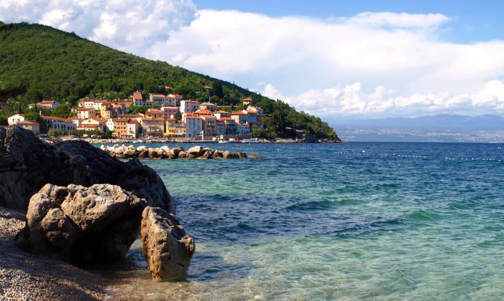 Seascape in Croatia near by city of Rijeka