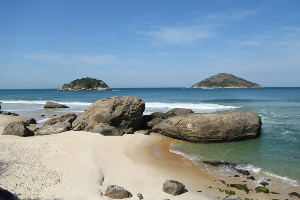 Grumari Beach in the West Zone of Rio de Janeiro, Brazil