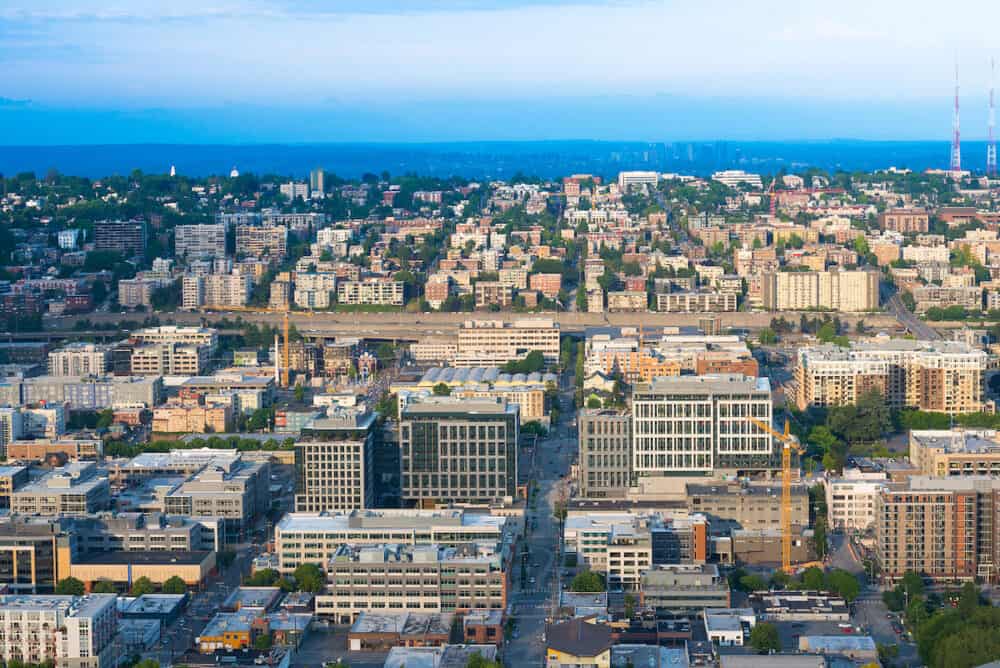 Downtown and Capitol Hill district, Seattle, Washington State, USA