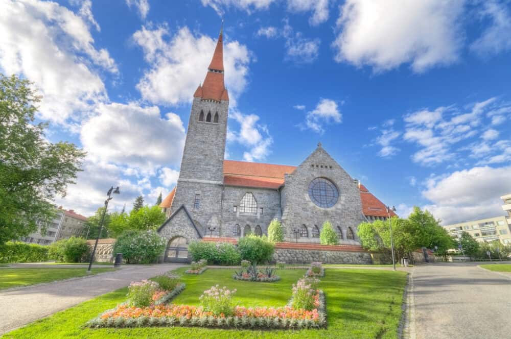 a Tampere cathedral famous landmark in Finland 